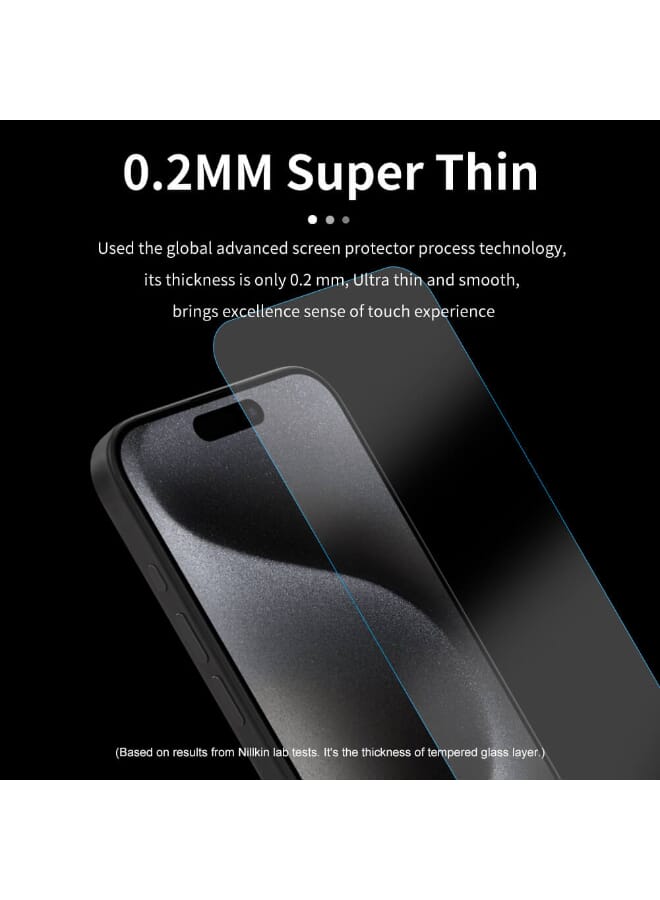 Nillkin Amazing H+ Pro tempered glass screen protector for Apple iPhone 15 Pro 6.1 (2023) - Transparent - Image 5