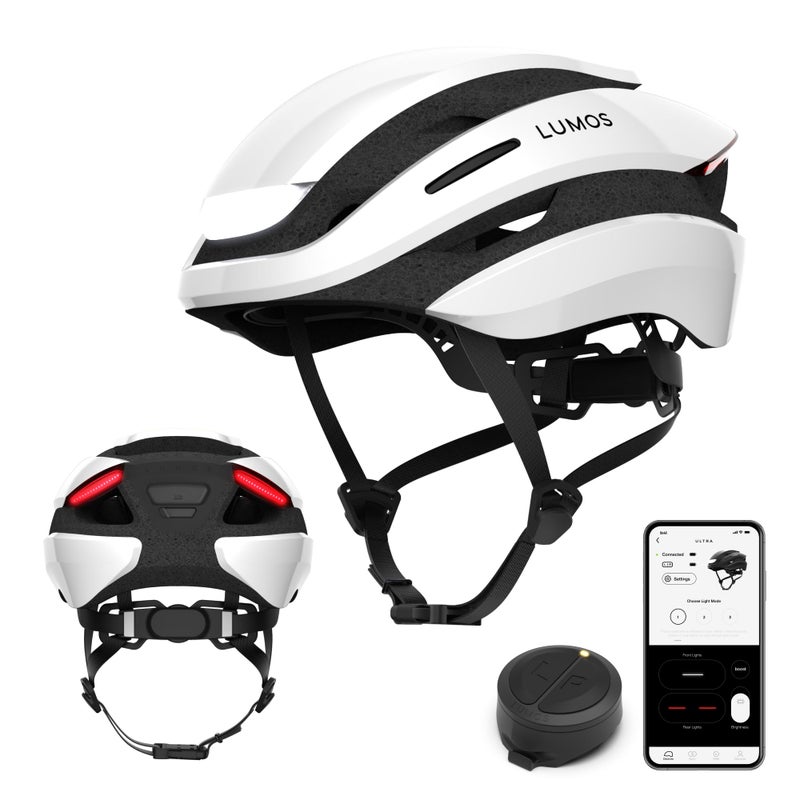 Lumos Ultra Smart Bike Helmet | Customizable Front and Back LED Lights with Turn Signals | Road Bicycle Helmets for Adults: Men, Women (Without MIPS) - Image 1
