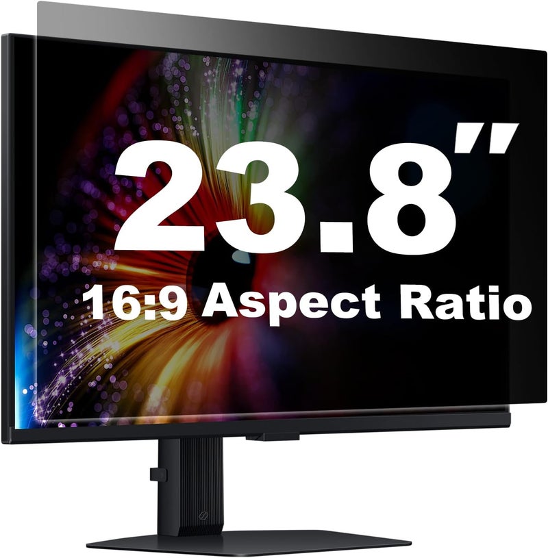 Twugs 23.8 Inch Privacy Screens, Computer Filter for 16:9 Monitors, 23.8" Screen Shield Anti-Glare, Anti Blue Light and UV Blocking PC Protector - Image 1