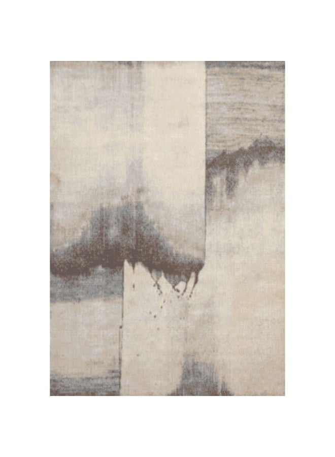 DANUBE HOME Sahara Modern Abstracts Rug | Washable Modern Rugs Style | Polypropylene + Polyester Area Rug Floor Covering | Indoor Carpet For Living Room Dining Bedroom 240X340cm-Brown-231200400577