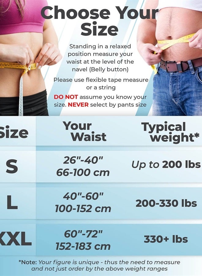 Sparthos Back Support Belt Relief for Back Pain, Herniated Disc, Sciatica, Scoliosis and more! - Breathable Mesh Design with Lumbar Pad - Adjustable Support Straps - Lower Back Brace -Size Small - Image 5