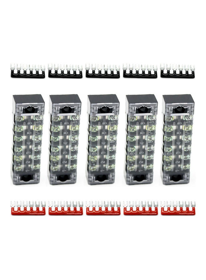 Loquat 10-Piece 600V 15A Double Row Screw Terminal Strips - Image 5