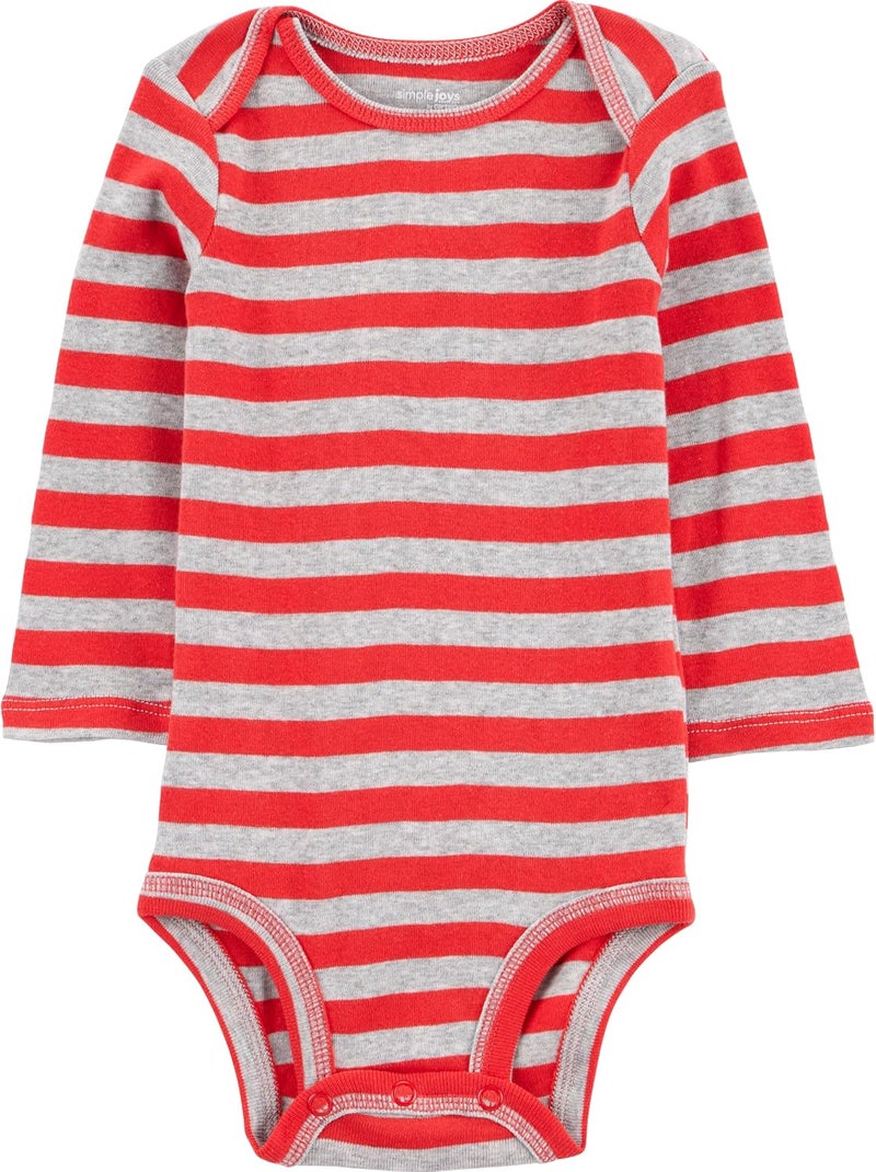 Carter's baby-boys Long-sleeve Bodysuit Pack of 5 Bodysuit (pack of 5) - Image 2