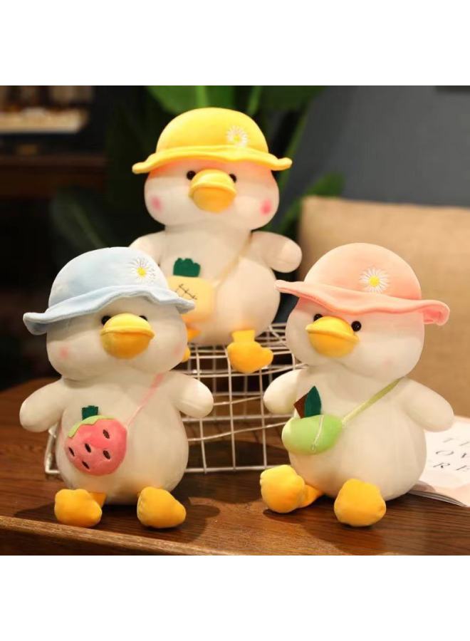 8-inch Grab Machine Doll Wedding Doll Floor Push Plush Toy Cute Birthday Gift Toy Gift-Specifications:School Duck-Color:8 Inches (about 20-25cm) - Image 1