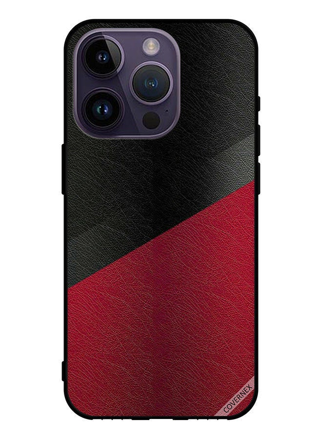 Covernex Protective Case Cover For Apple iPhone 14 Pro Leather Pattern - Image 1