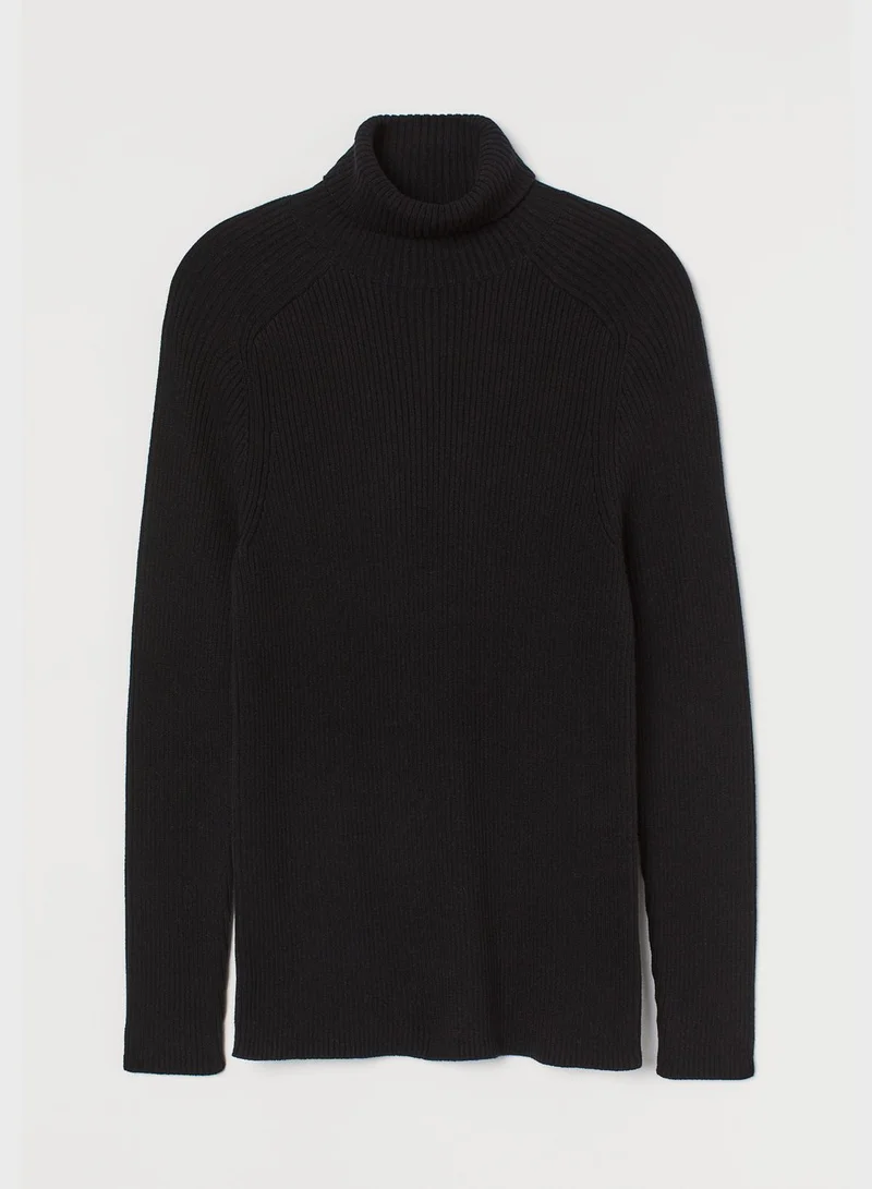 H&M Essential Polo Neck Sweater
