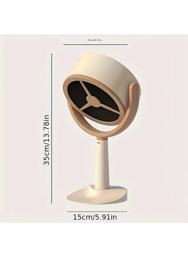 غطاء مروحة مطبخ محمول بتصميم جديد لسطح المكتب، يعمل بمنفذ USB، موفر للمساحة، بيج اللون. - Image 3
