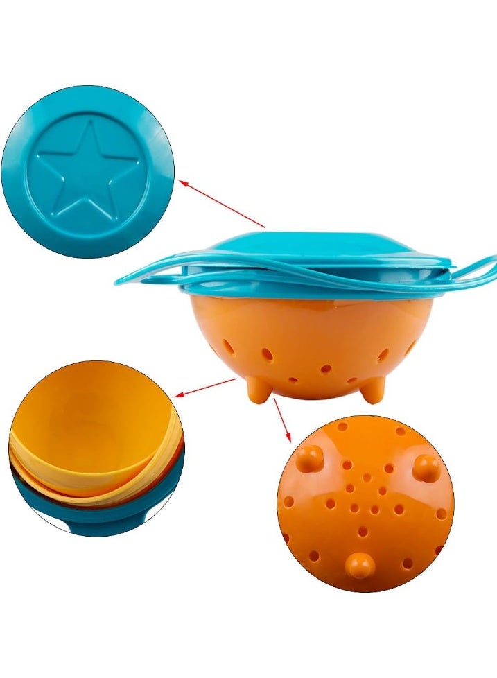 Trendat Spill-Proof 360 Degree Rotating Gyro Bowl with Lid - Image 5
