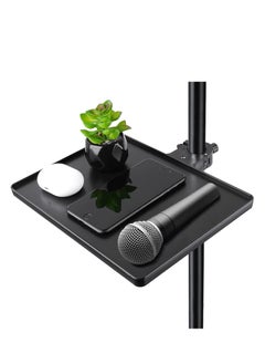 Excefore Microphone Stand Tray, 10.63 * 8.07’’ Large Universal Sound Card Tray, Large Universal Sound Card Tray, for Recording, Live Streaming, Stage Performance, Standard Tray  - Image 1