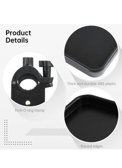 Excefore Microphone Stand Tray, 10.63 * 8.07’’ Large Universal Sound Card Tray, Large Universal Sound Card Tray, for Recording, Live Streaming, Stage Performance, Standard Tray  - Image 2