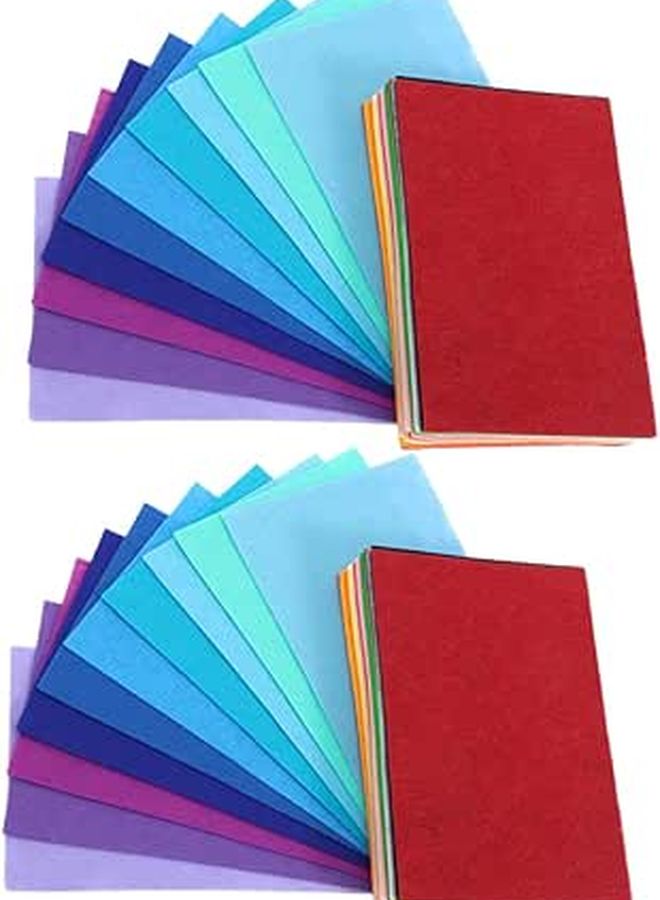 Pre Cut Soft Nonwoven Felt Fabric Squares 80Pcs 30x20cm For DIY Crafting Sewing And Embellishment - Image 1