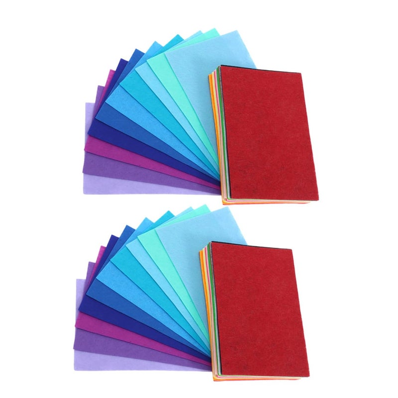 Pre Cut Soft Nonwoven Felt Fabric Squares 80Pcs 30x20cm For DIY Crafting Sewing And Embellishment - Image 2