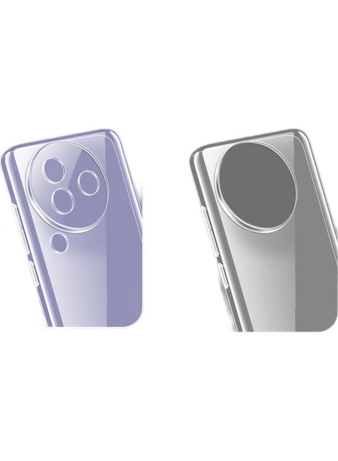 Freeson Slim Full Protection Anti-Drop Clear Tpu Soft Case For Xiaomi Civi 3 (With 2-In Ring Holder And Lanyard) Transparent - Image 2