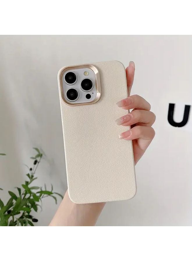 غطاء واقي للهاتف iPhone 12 Pro باللون البيج - Image 1