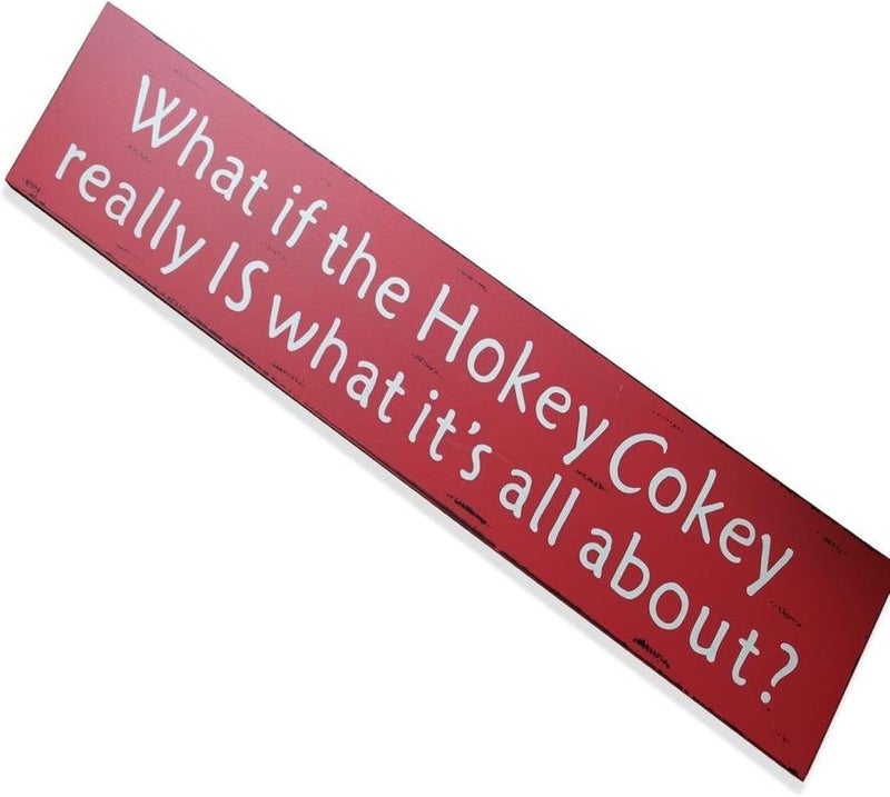 Heaven Sends What if the Hokey Cokey Wooden Plaque - Image 1