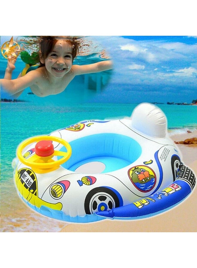 Brand Conquer Swimming Tube for Kids Baby Swimming Tube Safe Anti-flip Inflatable Swimming Floats for Kids Swimming Pool Tube Swimming Ring Baby Float (Swimming Tube Blue) - Image 2