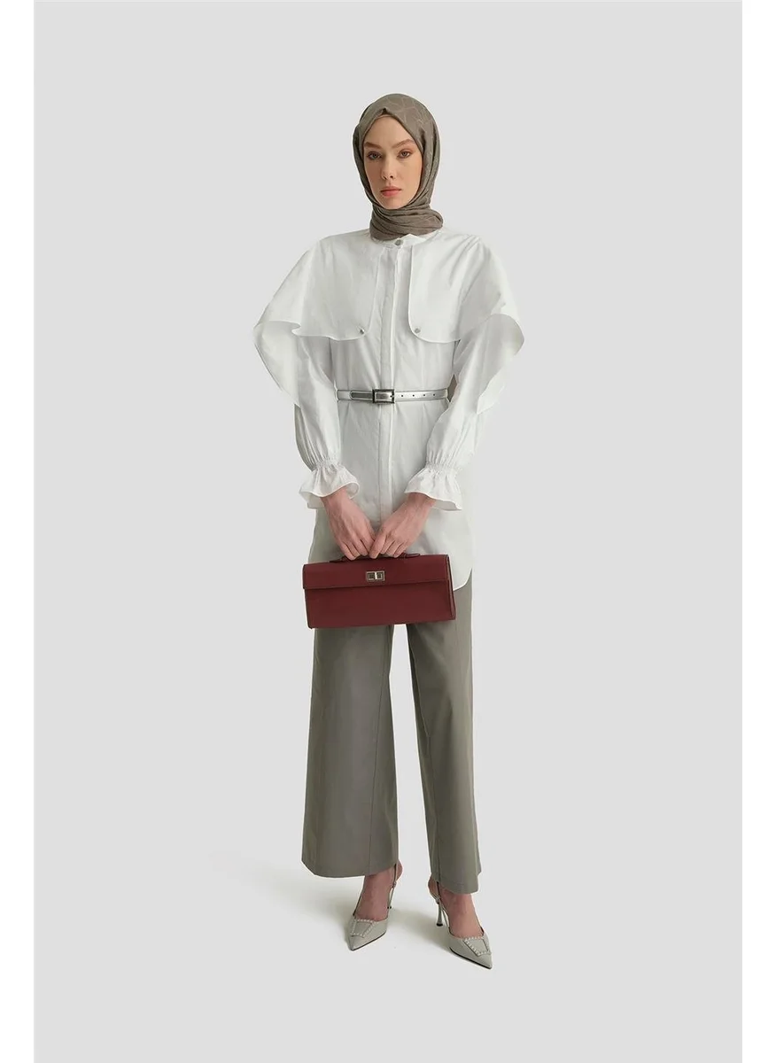 ARMINE High Waist Palazzo Pants 25Y2812 Gray
