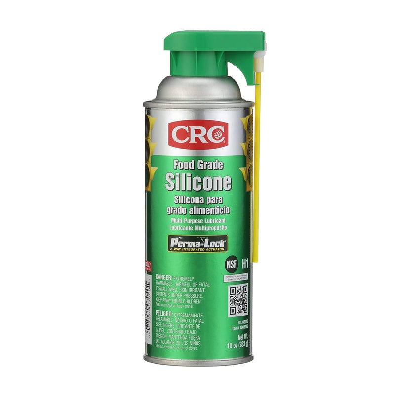 CRC Food Grade Silicone 03040  10 Wt Oz MultiPurpose Silicone Lubricant for High Temperature Applications - Image 1