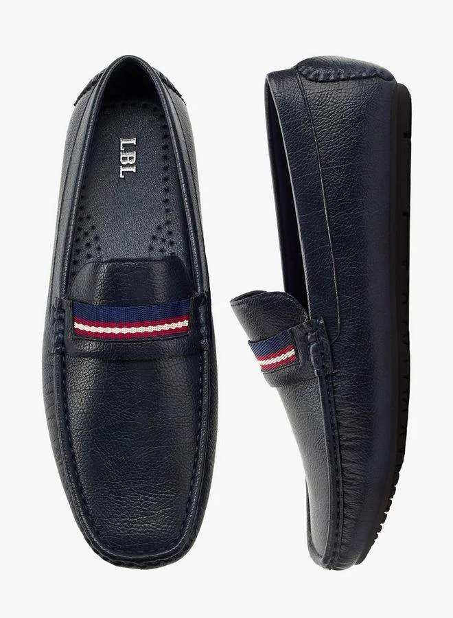 LBL by Shoexpress NAVY Men Textured Loafers for Men | Best Price UAE