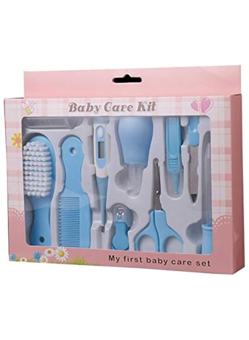 Cool Baby 10Pcs/Set Infant Newborn Baby Safe Health Care Kit Hardware Manicure Hair Thermometer Nail Clippers Care Tools - Image 1