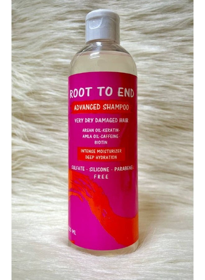 Root To End ADVANCED shampoo for dry and damaged hair 500ML (Packaging may vary) - Image 1