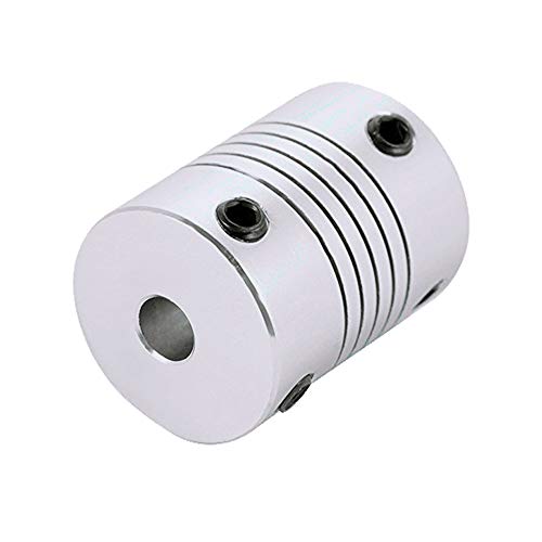 Saipor Saiper Flexible Couplings 5mm to 5mm (5pcs) Aluminum Alloy Joint Connector Compatible with NEMA 17 Stepper Motors, RepRap 3D Printer or CNC Machine, 3D Printer Accessories - Image 4