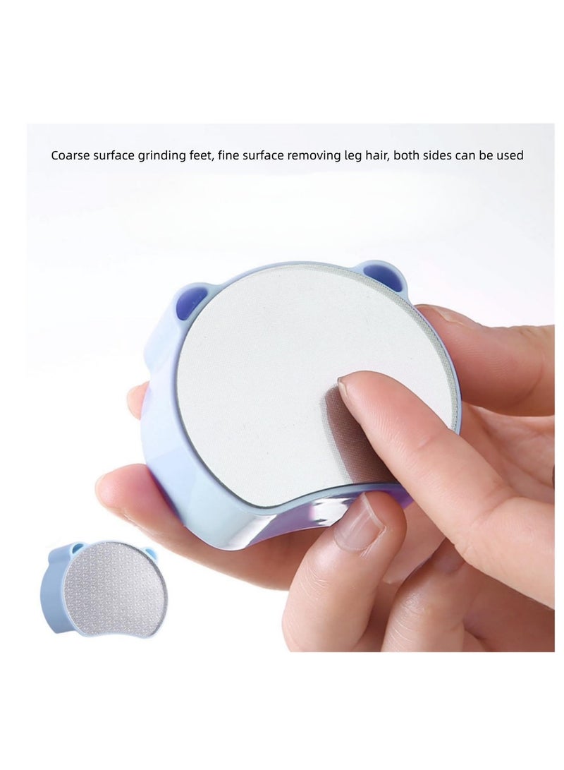 SYOSI Glass Foot File Callus Remover, 2PCS Innovative Nano Crystal Feet Scrubber for Travel Use, Dead Skin Remover, Durable Foot Buffer Pedicure Tool, Hygienic Pedicure Tool, Smooth Feet - Image 2