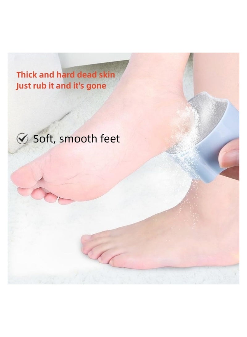 SYOSI Glass Foot File Callus Remover, 2PCS Innovative Nano Crystal Feet Scrubber for Travel Use, Dead Skin Remover, Durable Foot Buffer Pedicure Tool, Hygienic Pedicure Tool, Smooth Feet - Image 3