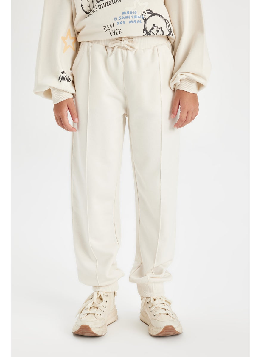 DeFacto - Girl Elastic Waist Leg Pocketed Basic Jogger Sweatpants - Image 1