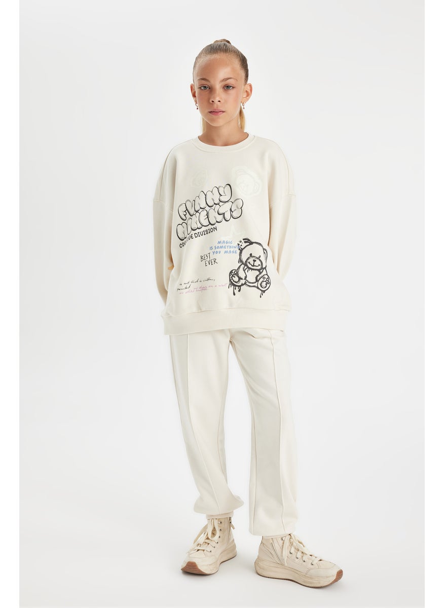 DeFacto - Girl Elastic Waist Leg Pocketed Basic Jogger Sweatpants - Image 1