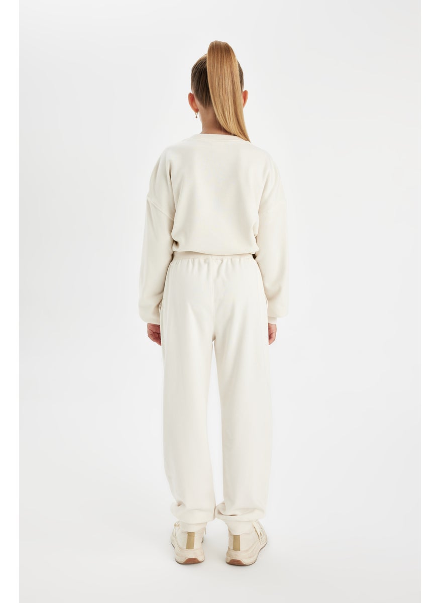 DeFacto - Girl Elastic Waist Leg Pocketed Basic Jogger Sweatpants - Image 1