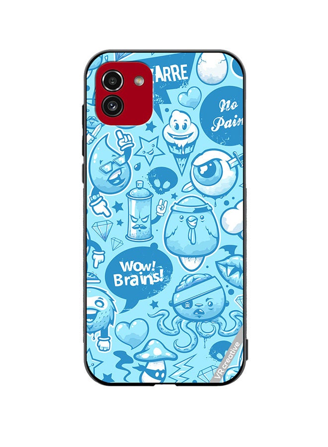 VR CREATIVE Protective Case Cover For Samsung Galaxy A03 Cold Street Art Design Multicolour - Image 1