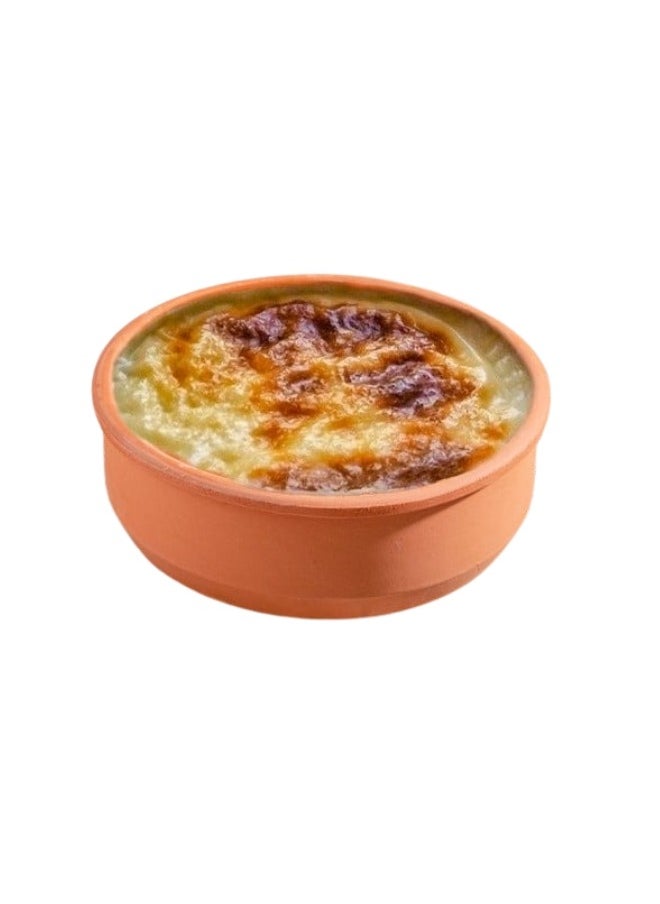 Happy Home 6 Pieces of Clay Bowls Suitable for Rice Pudding and Om Ali Healthy and Heat Resistant 10cm Diameter  - Image 2