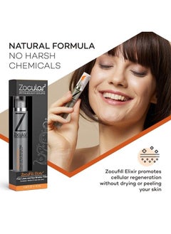 Zocular Zocufill Elixir Eye Gel and Face Serum - Eye Bags Treatment for Women and Men - Reduce the Appearance of Dark Circles, Puffy Eyes, Fine Lines and Wrinkles  - Image 2