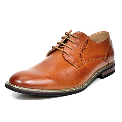 Bruno Marc Men's Leather Lined Dress Oxfords Shoes,Size 15,Brown,PRINCE-16 - Image 1