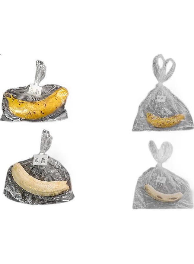 Temeiju Antibacterial Vest Food Storage Bags, Extra Large, Food-Grade Plastic Bags, Handbags, Transparent Disposable, 220 Pieces - Image 1