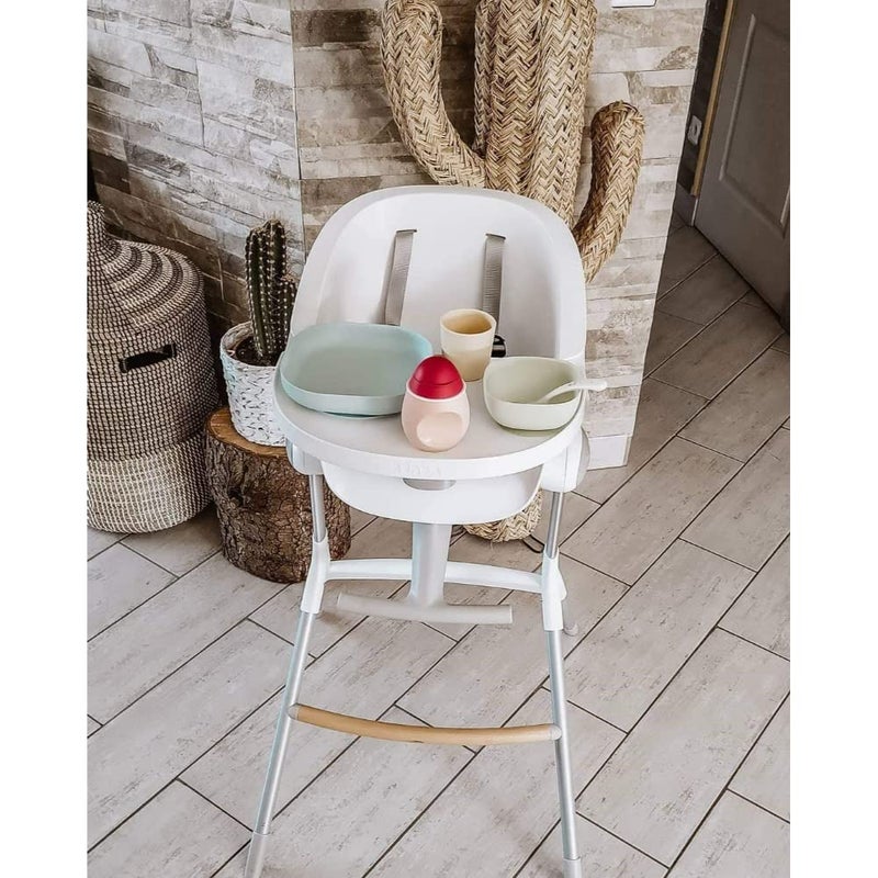 Baba Beaba Silicone 4 Piece Baby Meal Set – Suction Plate, Suction Bowl, Anti-Slip Cup & 2nd Stage Spoon, Non-Slip, Easy to Clean, BPA-Free Baby Feeding Set for Mess-Free Mealtime Essentials, 4M+ - Image 5