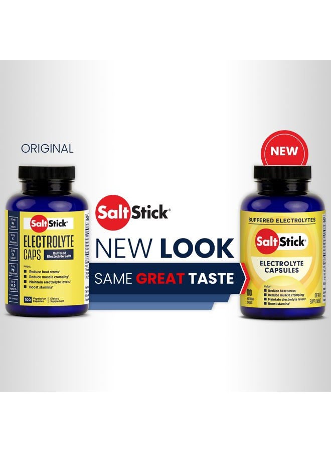 SaltStick Electrolyte Capsules with Vitamin D | Salt Pills with Electrolytes for Running, Endurance Sports Nutrition, Running Supplements | 100 Count Electrolyte Pills - Image 4