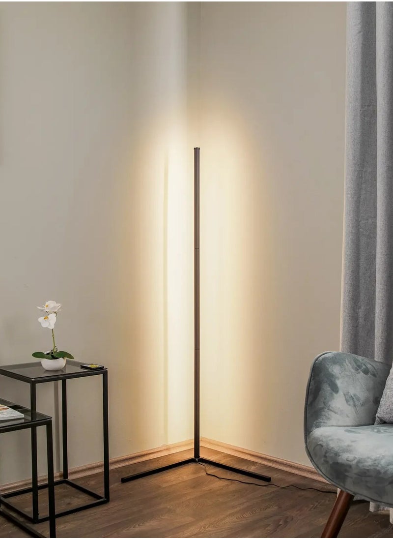 ار جي بي مصباح أرضي LED ذكي RGB قابل للتعتيم مع مزامنة الموسيقى وتغيير لون التطبيق والتحكم عن بعد 118 سم قابس المملكة المتحدة 20 وات  - Image 2