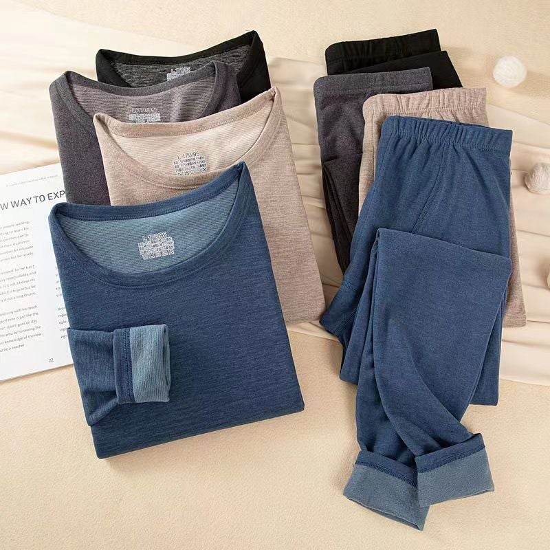 Cashmere Silk Men'S And Women'S Thermal Underwear Suit Base Underwear Autumn Clothes And Pants Fever Cold-Proof Couple'S - Image 3