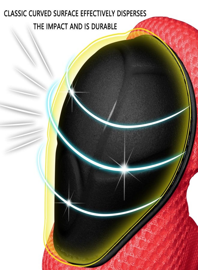 salepo Kids Bike Helmet, Toddler Helmet for Kids Ages 3-5-8, Skateboard Helmet with Knee Elbow Wrist Pads for Boys Girls, Protective Gear Set for Skating Bicycling Roller(Red) - Image 4