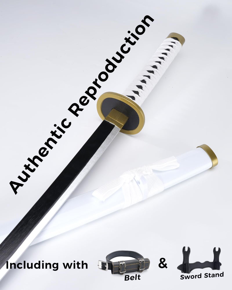 Cold Blade Toy Sword - 41 inches Toy Katana Replica with Holster Belt and Display Stand - Sword with Authentic Design HeGuiXue - Image 3