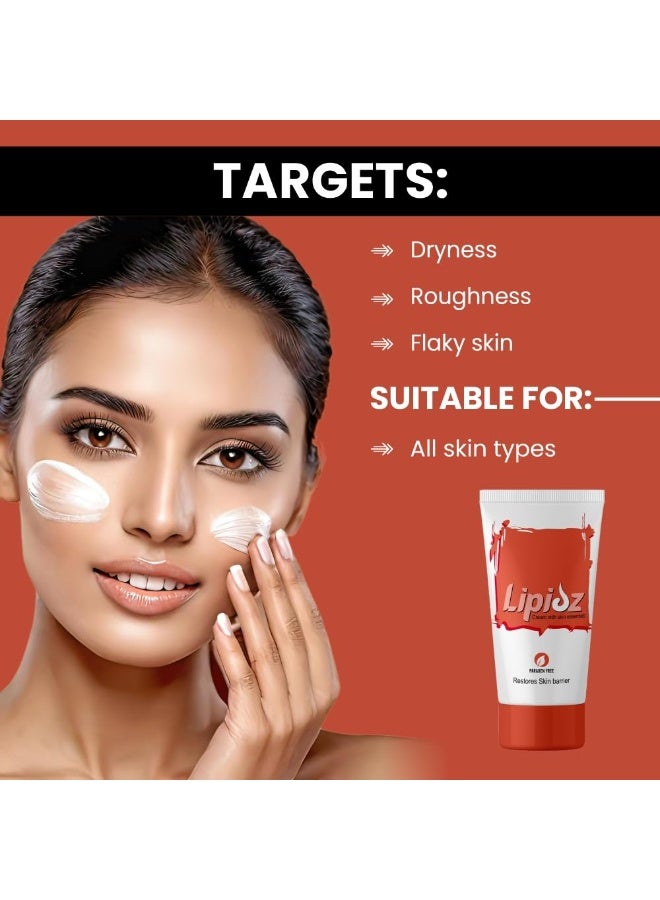 Ethiglo Lipidz_Cream with Skin-Essentials - Restores Skin Barrier 50gm - Image 3