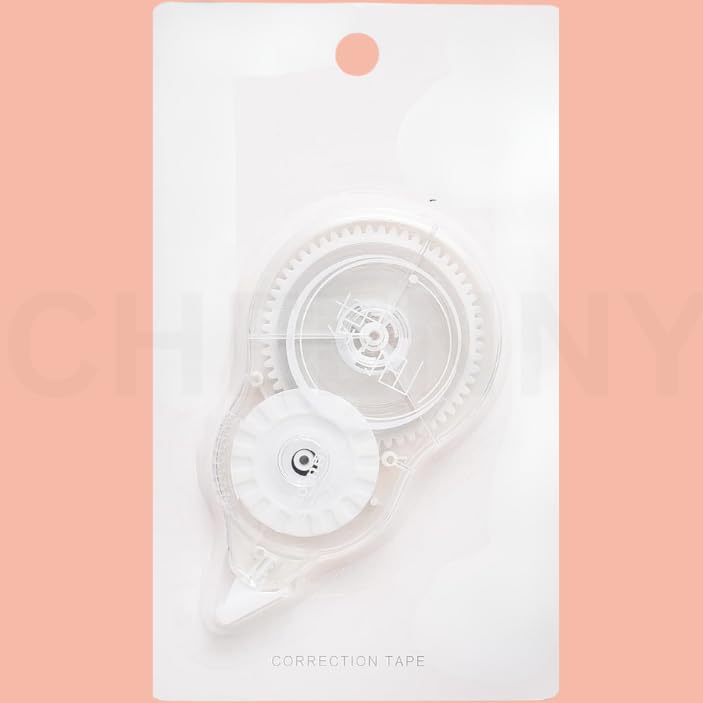 CHEENNY Correction Tape - Correction Tape 6 Meter X 5 MM for Journal, Correction Pen, Whitener for Correction, Stationery Items for School & Office,Correction Pen Tape (Multicolor) (Design-2) - Image 2