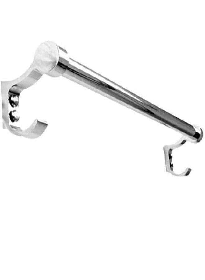 VRCT Stainless Steel Towel Hanger for Bathroom/Towel Rod/Bar/Bathroom Accessories(18 Inch-Chrome) - Image 2