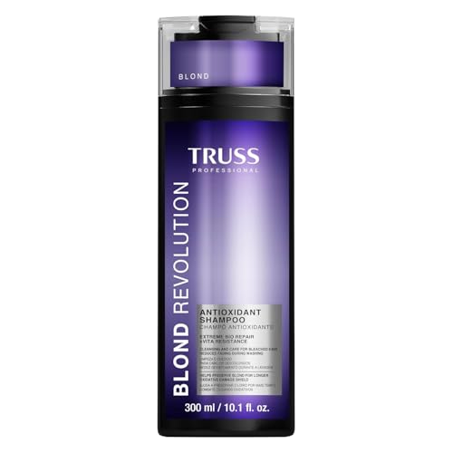 TRUSS Blond Revolution Blonde Shampoo Gentle Cleansing Shampoo for Color Treated Hair Preserves Luminous Blonde Coloring While Fighting Oxidation Increasing Shine 10 fl oz - Image 1