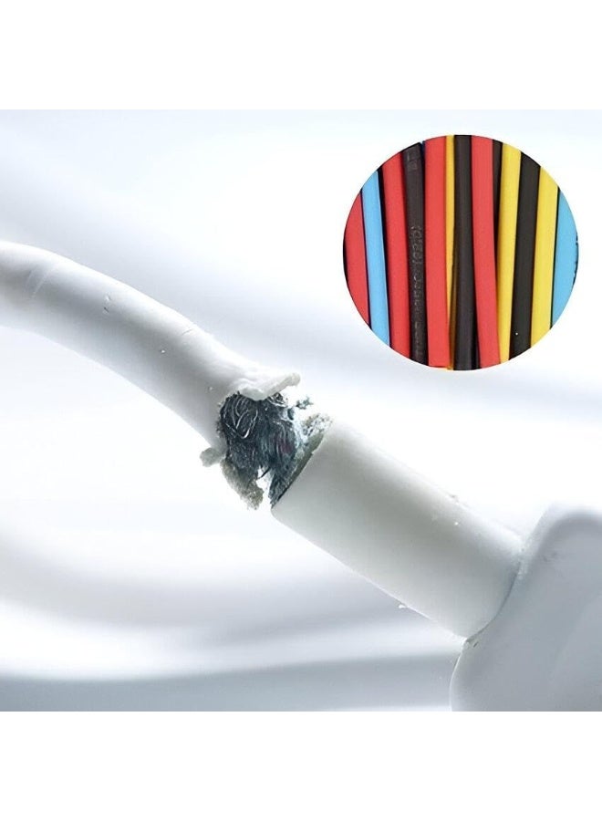 Complete 164 Piece Heat Shrink Tubing Kit with 2:1 Ratio – Durable Flexible Electrical Wire Sleeves for Waterproof Insulation, Cable Management and DIY Electrical Projects – UL Certified, 8 Sizes - Image 5