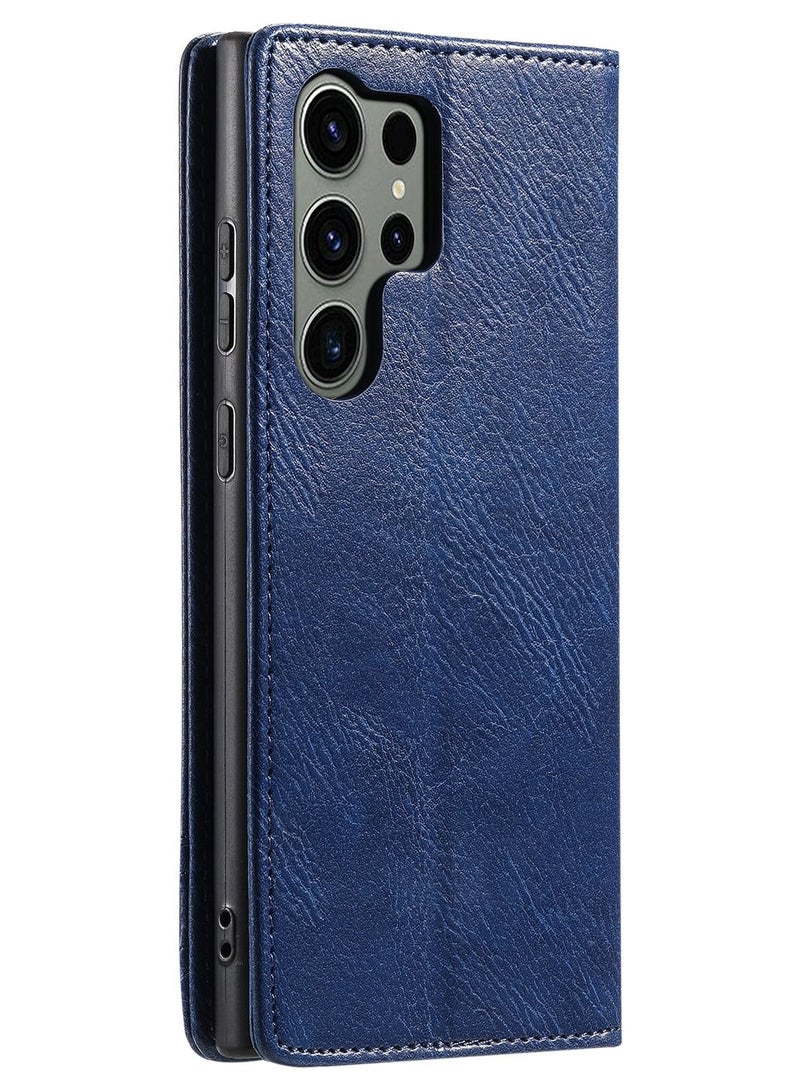 Suteni Flip Cover Card Slots Leather Phone Case for Samsung - Image 2