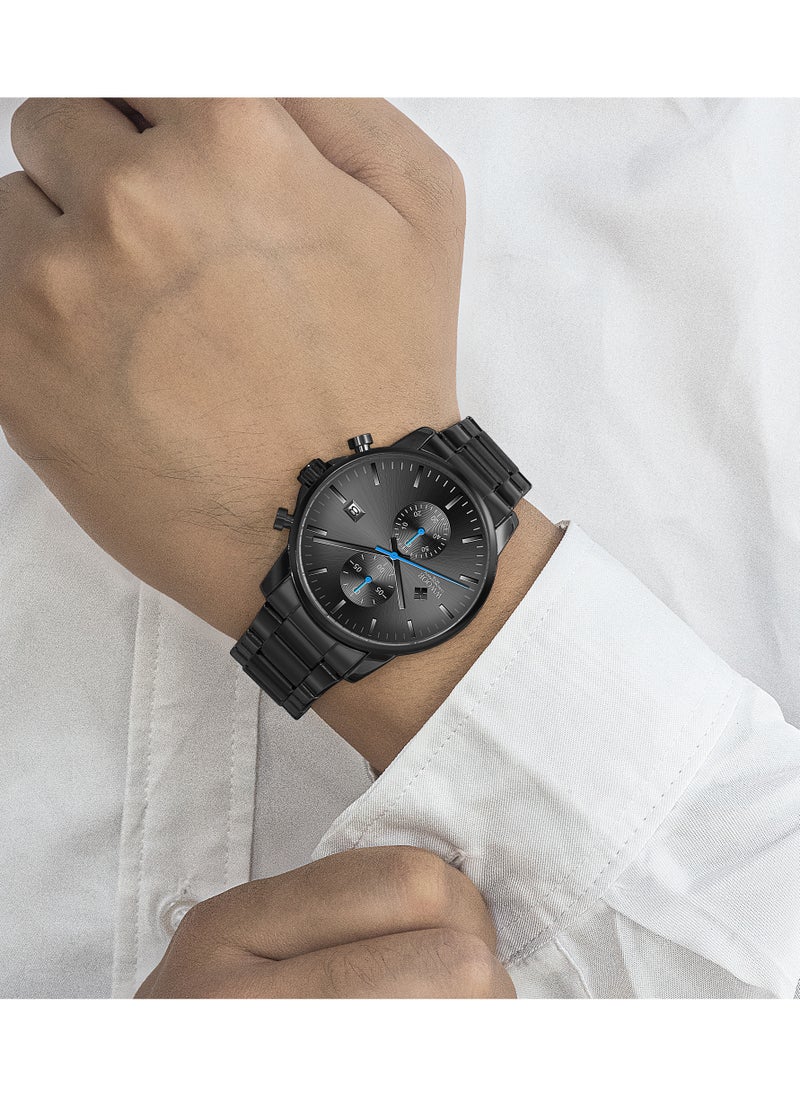 WWOOR - Watches for Men Watch Quartz Luxury Stainless Steel Water Resistant Chronograph Watch - Image 1