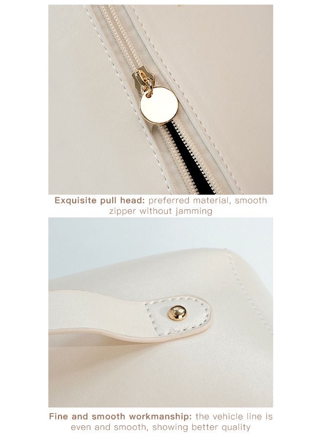 شاربدو حقيبة مكياج رحلة بحجم كبير، حقيبة مكياج طبقتين، حقيبة مكياج مصنوعة من الجلد المائية المصنوعة للاستخدام المتنقل، حقيبة الأدوية لأقلام المكياج، حقائب مكياج متعددة الوظائف للنساء. - Image 2